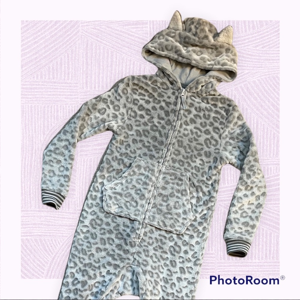 Cat and Jack Fleece Zipper Pajamas